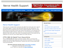 Tablet Screenshot of nervehealthsupport.com